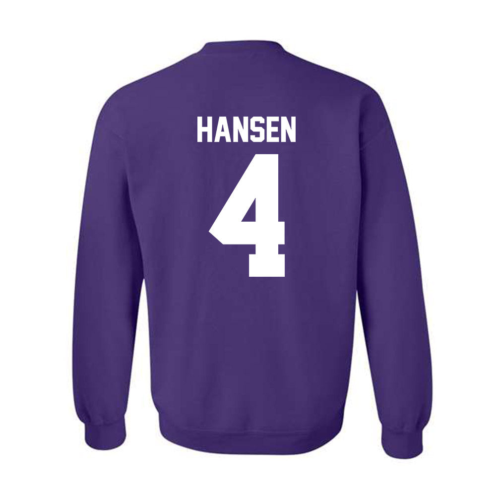 Northwestern - NCAA Women's Lacrosse : Reese Hansen - Classic Shersey Crewneck Sweatshirt-1