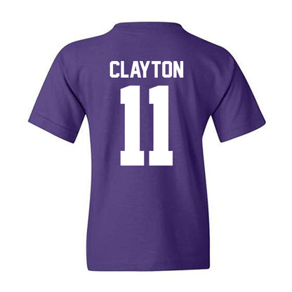 Northwestern - NCAA Men's Basketball : Jordan Clayton - Classic Shersey Youth T-Shirt-1