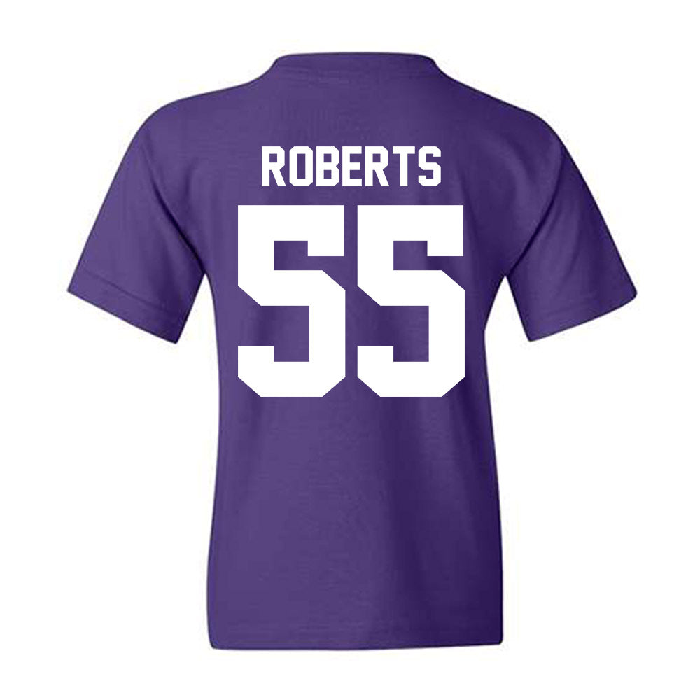 Northwestern - NCAA Football : Dylan Roberts - Classic Shersey Youth T-Shirt-1