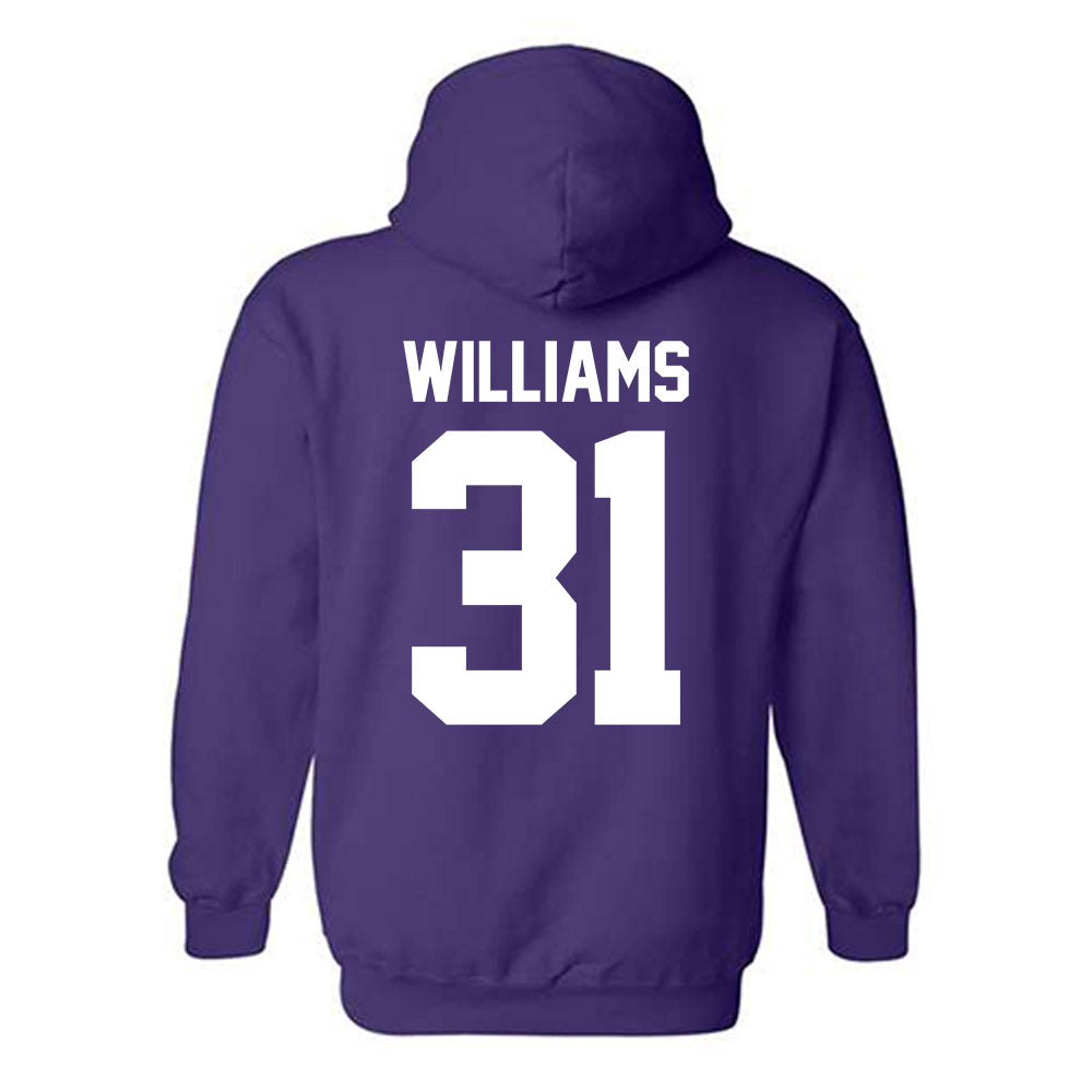 Northwestern - NCAA Football : Tito Williams - Classic Shersey Hooded Sweatshirt-1