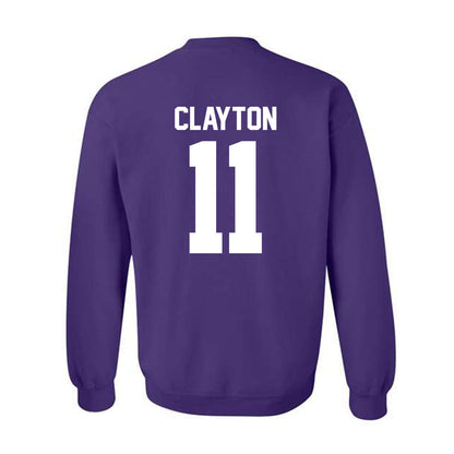 Northwestern - NCAA Men's Basketball : Jordan Clayton - Classic Shersey Crewneck Sweatshirt-1