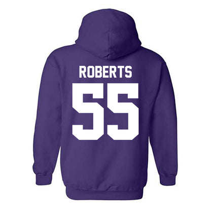 Northwestern - NCAA Football : Dylan Roberts - Classic Shersey Hooded Sweatshirt-1