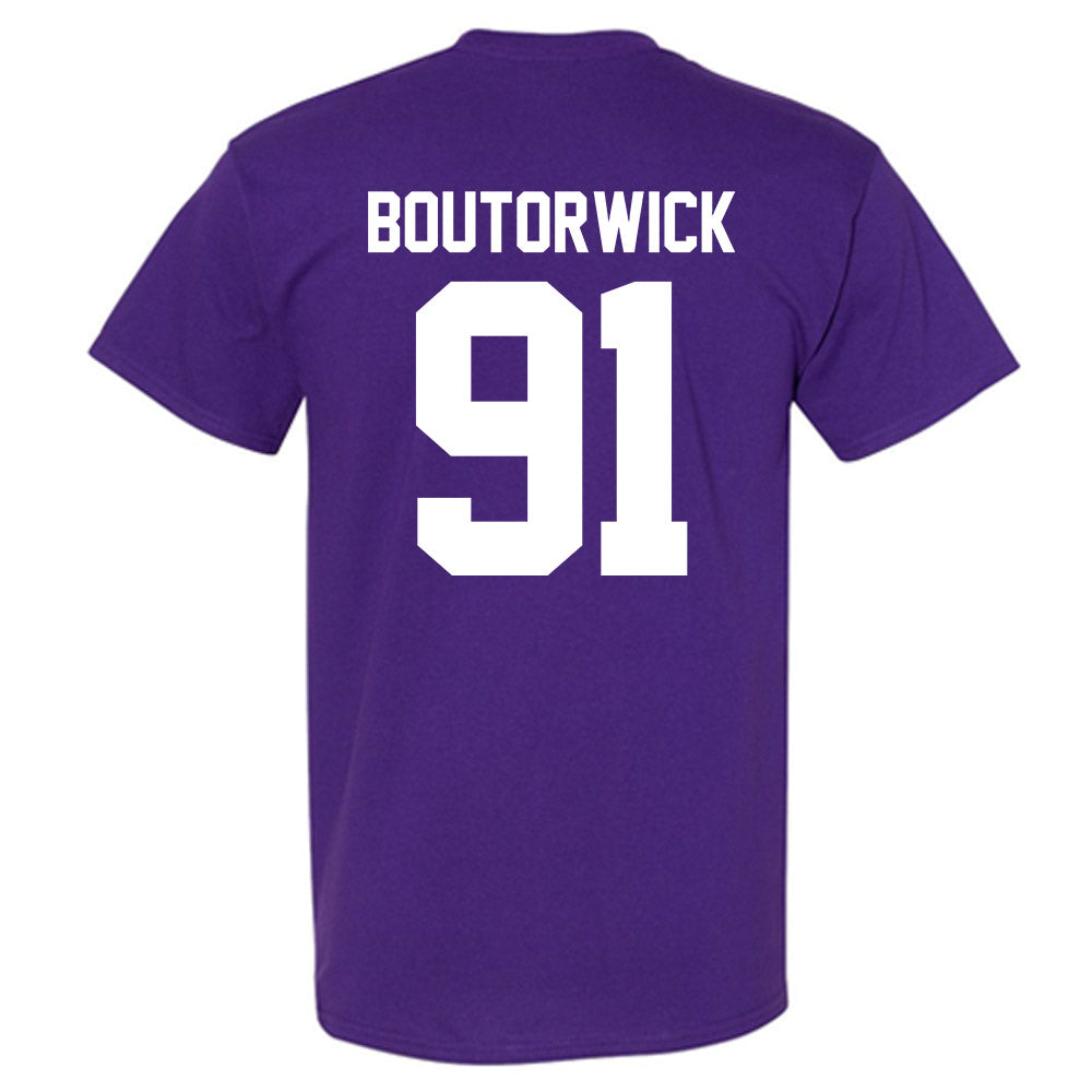 Northwestern - NCAA Football : Evan Boutorwick - Classic Shersey T-Shirt-1
