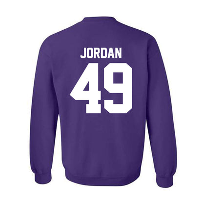 Northwestern - NCAA Football : Amare Jordan - Classic Shersey Crewneck Sweatshirt-1