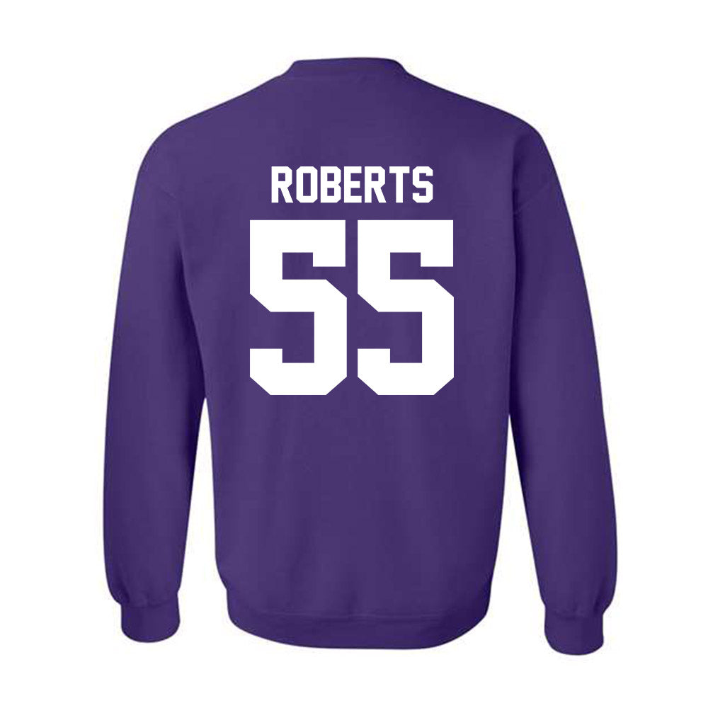 Northwestern - NCAA Football : Dylan Roberts - Classic Shersey Crewneck Sweatshirt-1
