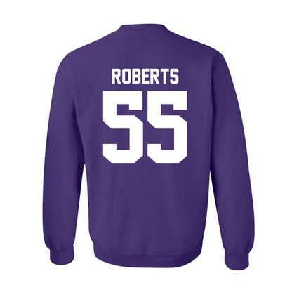 Northwestern - NCAA Football : Dylan Roberts - Classic Shersey Crewneck Sweatshirt-1