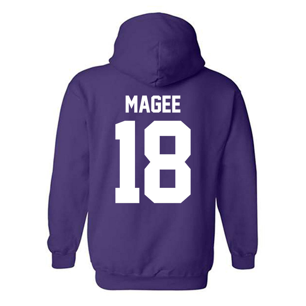 Northwestern - NCAA Football : Camp Magee - Classic Shersey Hooded Sweatshirt-1