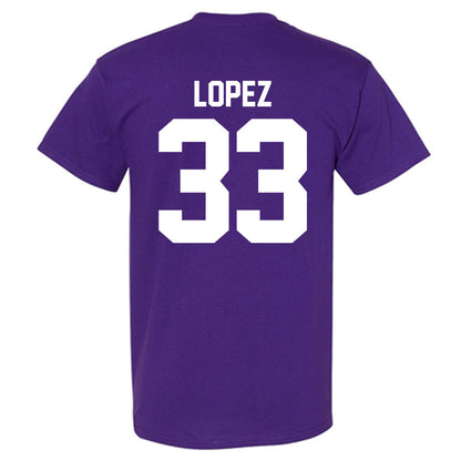 Northwestern - NCAA Women's Basketball : Amparo Lopez - Classic Shersey T-Shirt-1