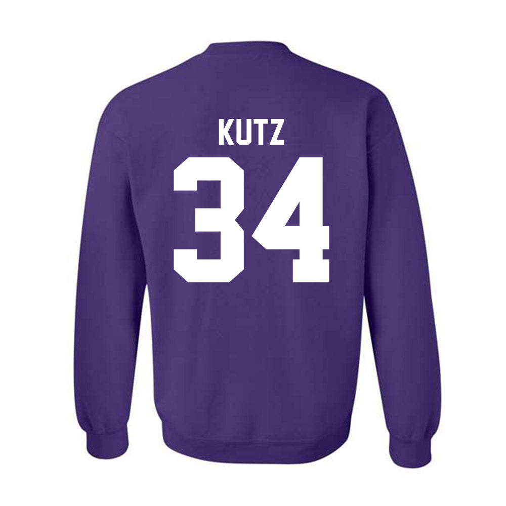 Northwestern - NCAA Baseball : Charlie Kutz - Classic Shersey Crewneck Sweatshirt-1