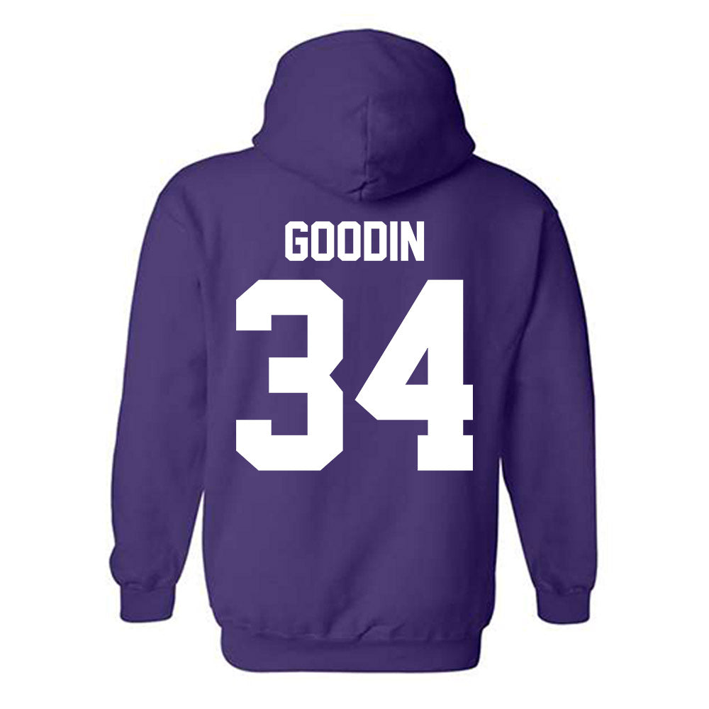 Northwestern - NCAA Women's Soccer : Ava Goodin - Classic Shersey Hooded Sweatshirt-1
