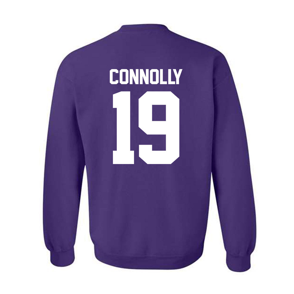 Northwestern - NCAA Women's Lacrosse : Sienna Connolly - Classic Shersey Crewneck Sweatshirt-1
