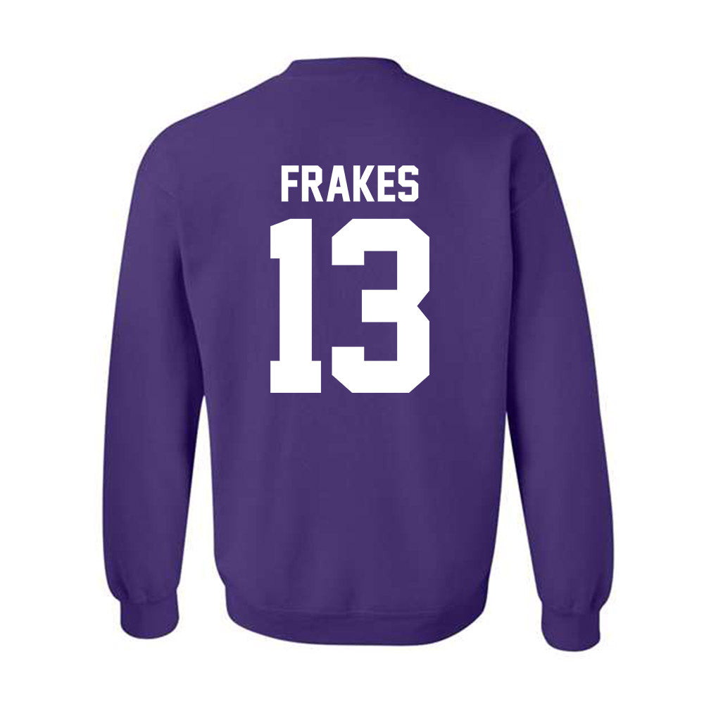Northwestern - NCAA Football : Gavin Frakes - Classic Shersey Crewneck Sweatshirt-1