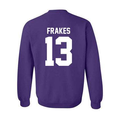 Northwestern - NCAA Football : Gavin Frakes - Classic Shersey Crewneck Sweatshirt-1