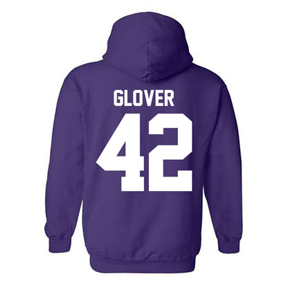 Northwestern - NCAA Football : Nigel Glover - Classic Shersey Hooded Sweatshirt-1