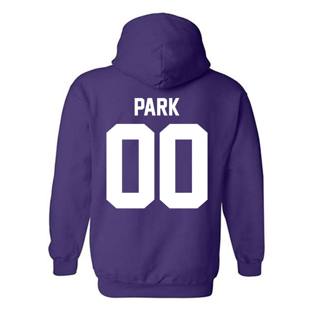 Northwestern - NCAA Women's Fencing : Rowan Park - Classic Shersey Hooded Sweatshirt-1