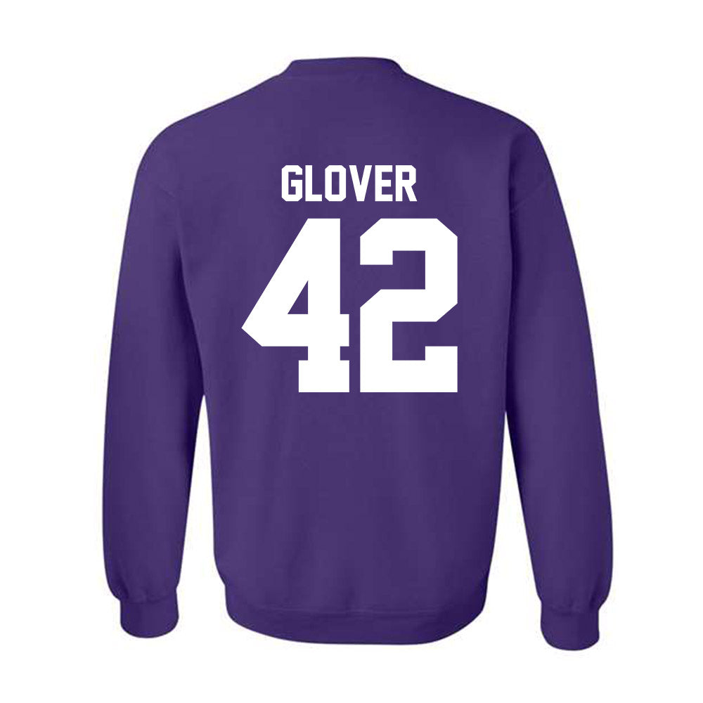 Northwestern - NCAA Football : Nigel Glover - Classic Shersey Crewneck Sweatshirt-1