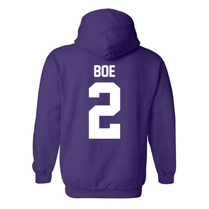 Northwestern - NCAA Football : Ryan Boe - Classic Shersey Hooded Sweatshirt-1