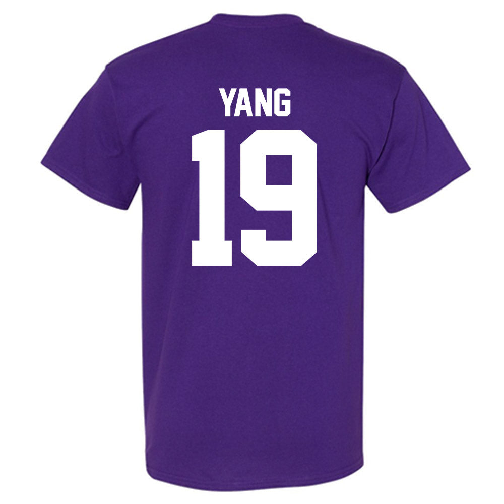 Northwestern - NCAA Baseball : Jake Yang - Classic Shersey T-Shirt-1