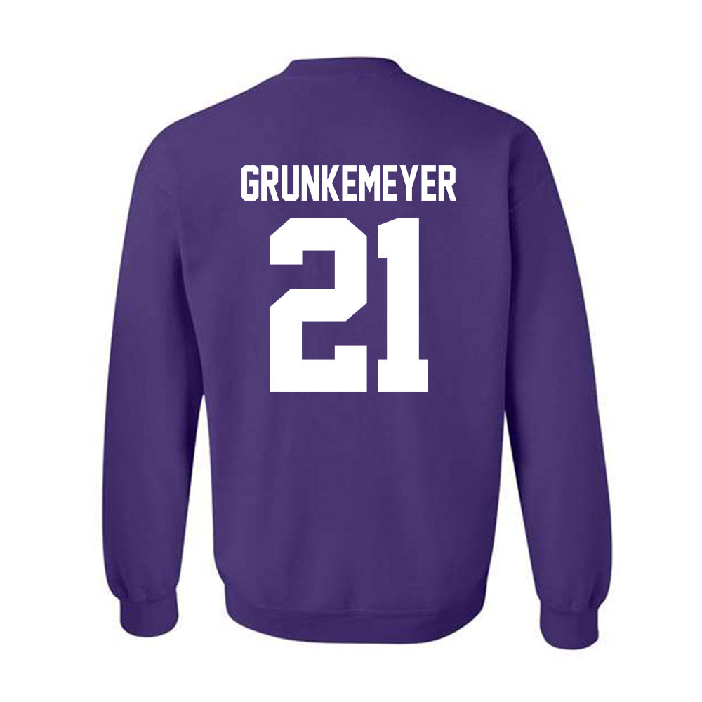 Northwestern - NCAA Baseball : Jack Grunkemeyer - Classic Shersey Crewneck Sweatshirt-1