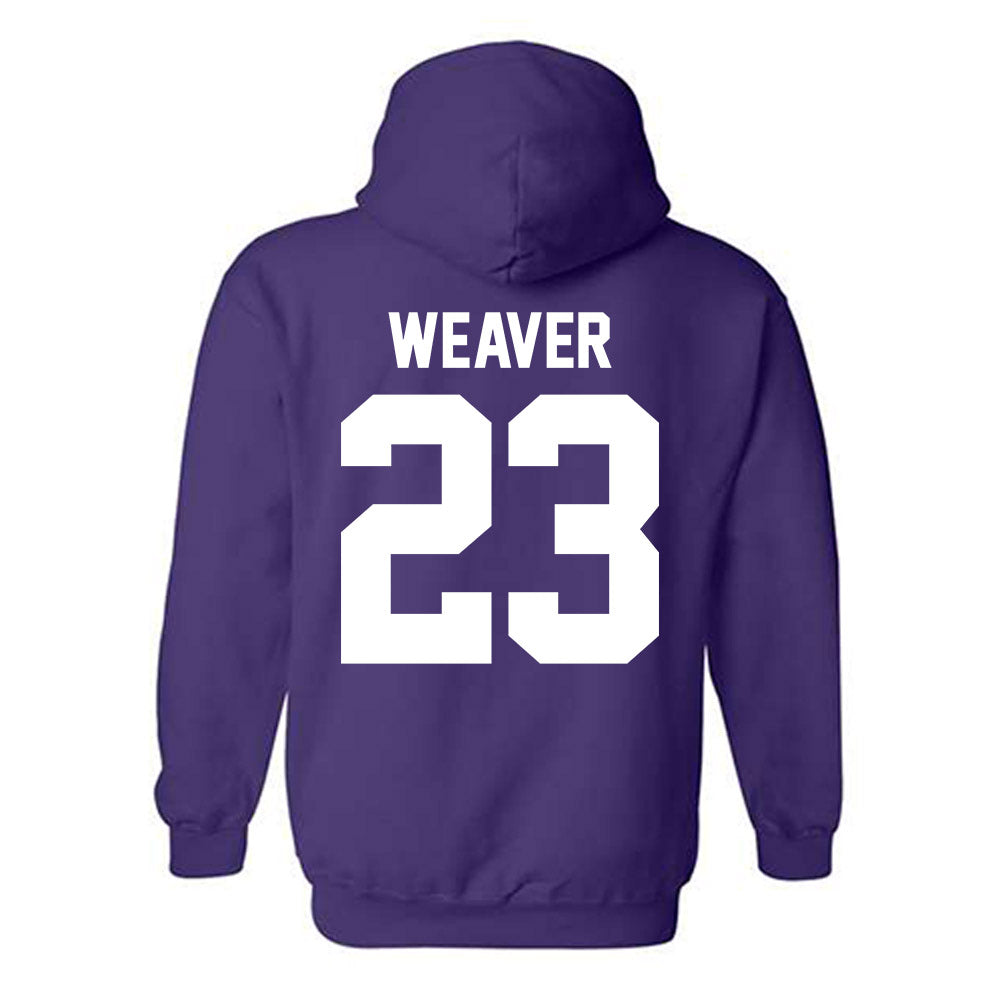 Northwestern - NCAA Baseball : Ryan Weaver - Classic Shersey Hooded Sweatshirt-1