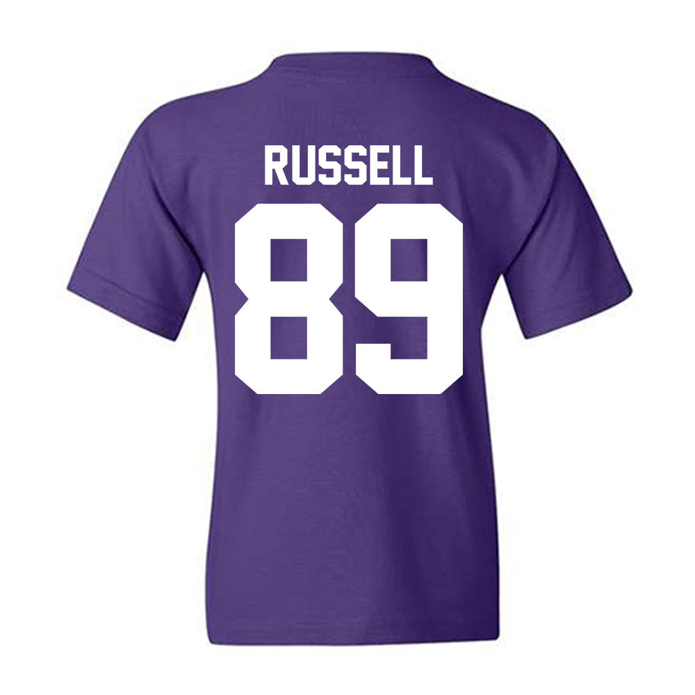 Northwestern - NCAA Football : Cam Russell - Classic Shersey Youth T-Shirt-1
