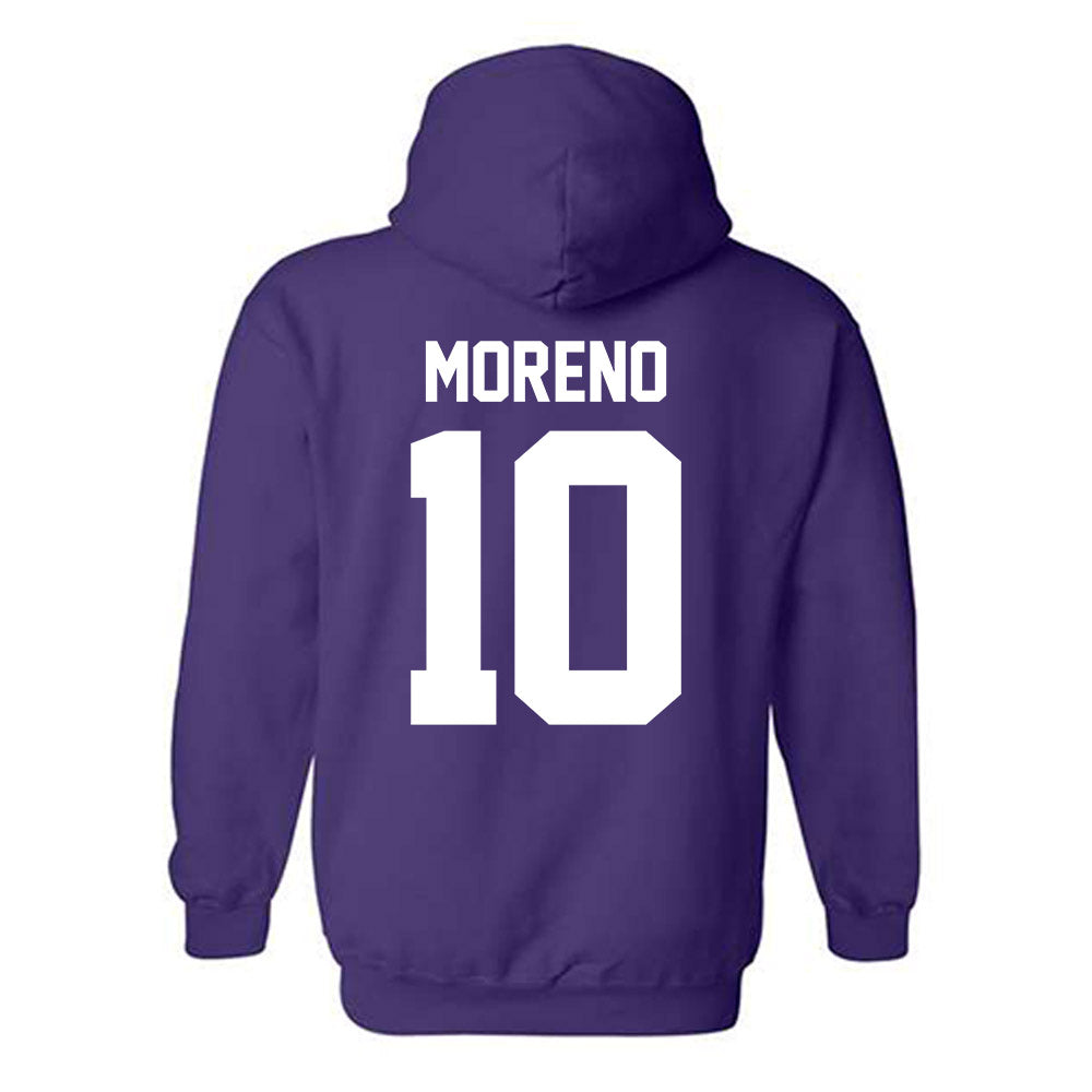 Northwestern - NCAA Women's Basketball : Sandra Moreno - Classic Shersey Hooded Sweatshirt-1
