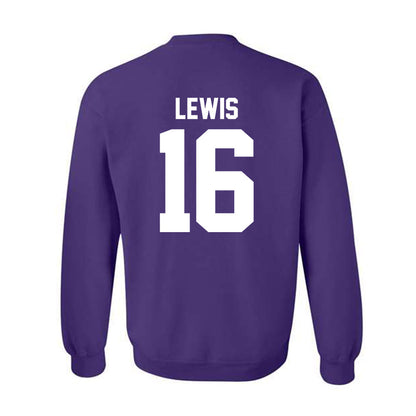 Northwestern - NCAA Football : J.J. Lewis - Classic Shersey Crewneck Sweatshirt-1