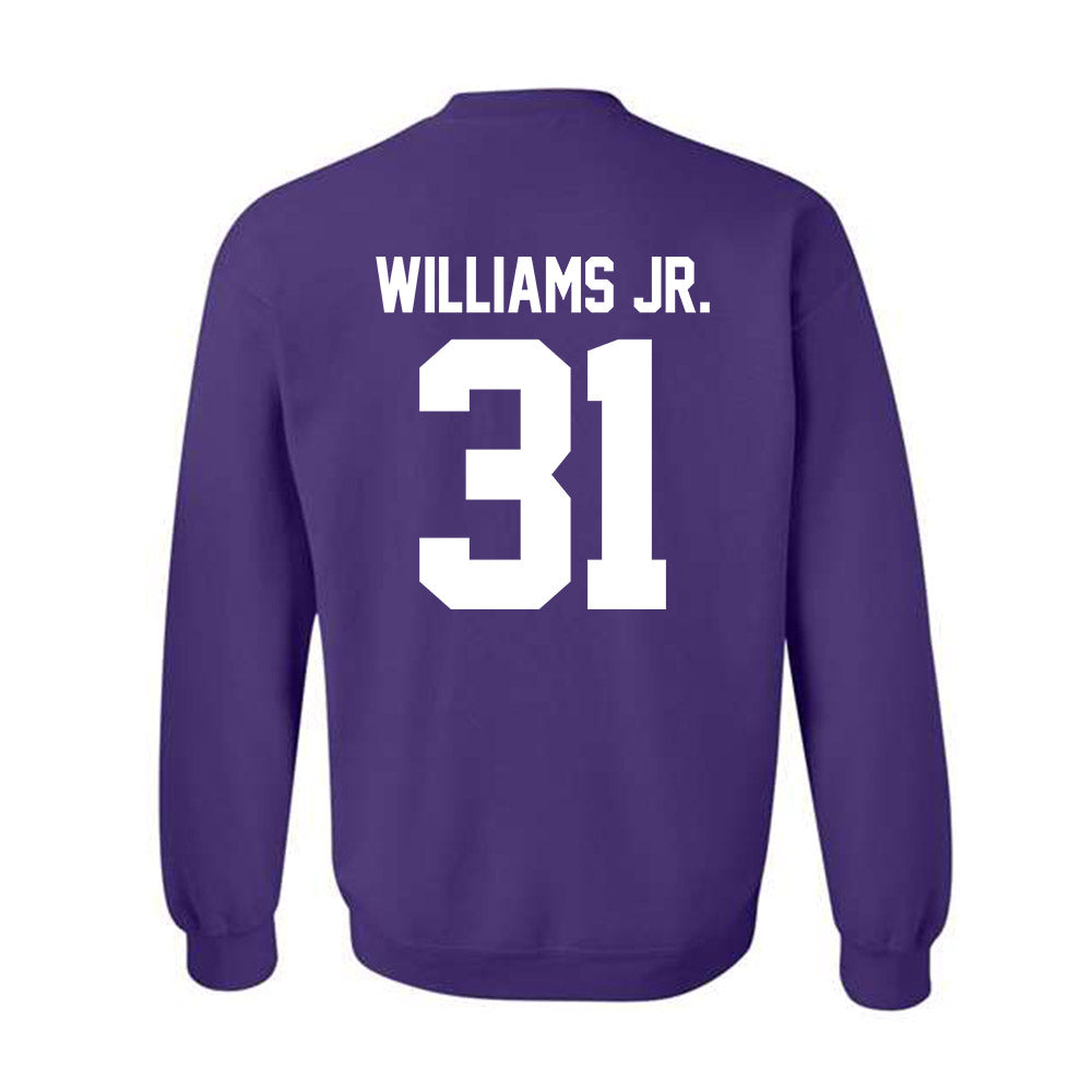 Northwestern - NCAA Football : Tito Williams Jr. - Classic Shersey Crewneck Sweatshirt-1