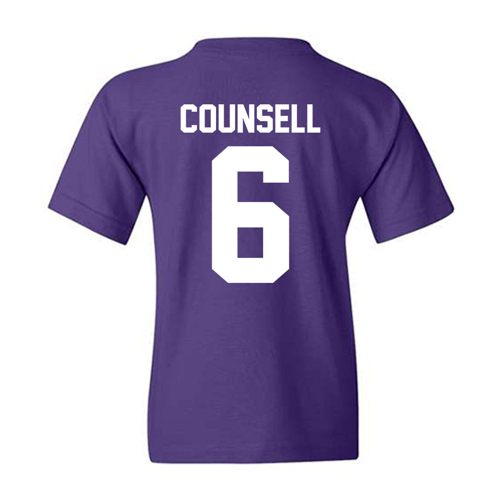 Northwestern - NCAA Baseball : Jack Counsell - Classic Shersey Youth T-Shirt-1
