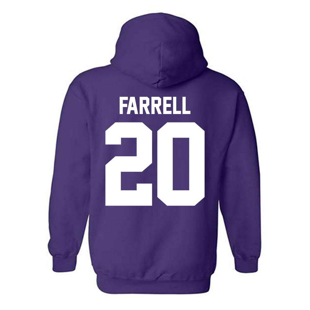 Northwestern - NCAA Football : Chase Farrell - Classic Shersey Hooded Sweatshirt-1