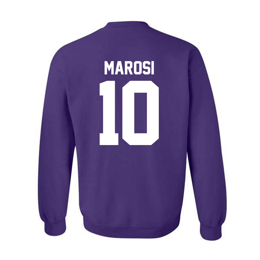 Northwestern - NCAA Women's Lacrosse : Claire Marosi - Classic Shersey Crewneck Sweatshirt-1