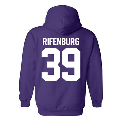 Northwestern - NCAA Baseball : Jake Rifenburg - Classic Shersey Hooded Sweatshirt-1