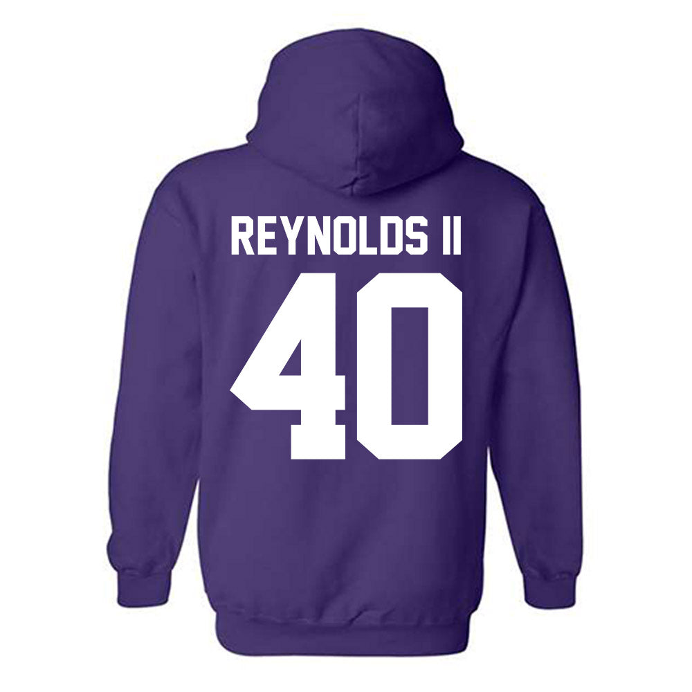 Northwestern - NCAA Football : Jason Reynolds II - Classic Shersey Hooded Sweatshirt-1