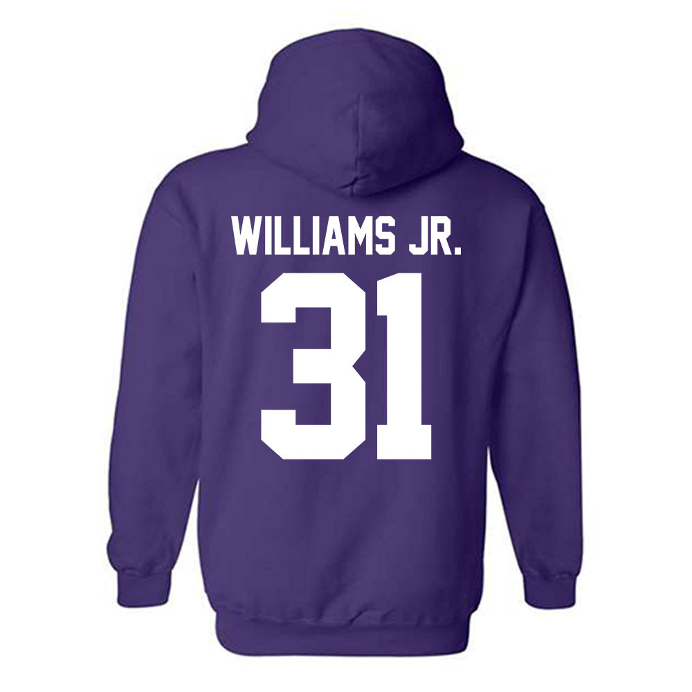 Northwestern - NCAA Football : Tito Williams Jr. - Classic Shersey Hooded Sweatshirt-1