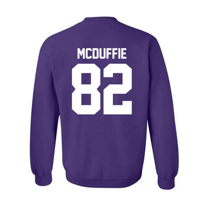 Northwestern - NCAA Football : Jaden McDuffie - Classic Shersey Crewneck Sweatshirt-1