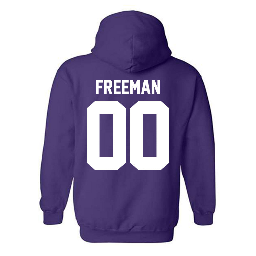 Northwestern - NCAA Women's Soccer : Camryn Freeman - Classic Shersey Hooded Sweatshirt-1
