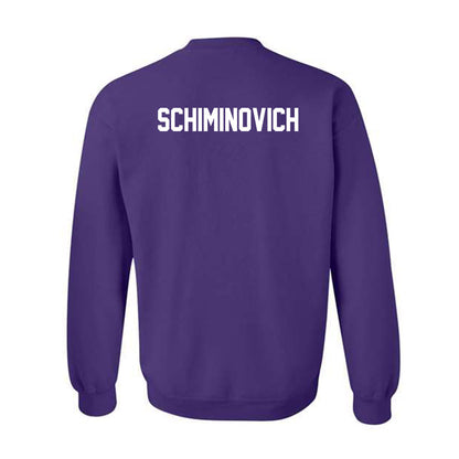 Northwestern - NCAA Women's Fencing : Sophia Schiminovich - Classic Shersey Crewneck Sweatshirt-1