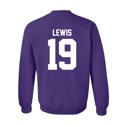 Northwestern - NCAA Football : J.J. Lewis - Classic Shersey Crewneck Sweatshirt-1