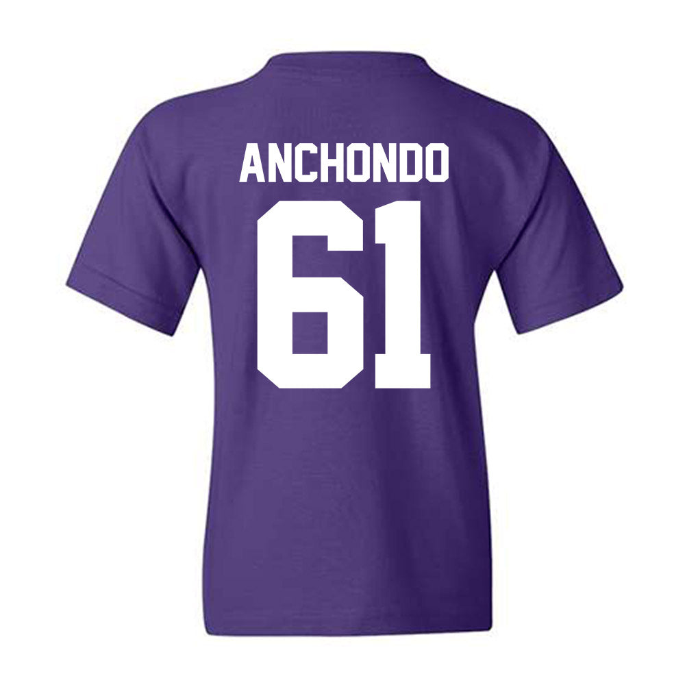Northwestern - NCAA Football : David Anchondo - Classic Shersey Youth T-Shirt-1