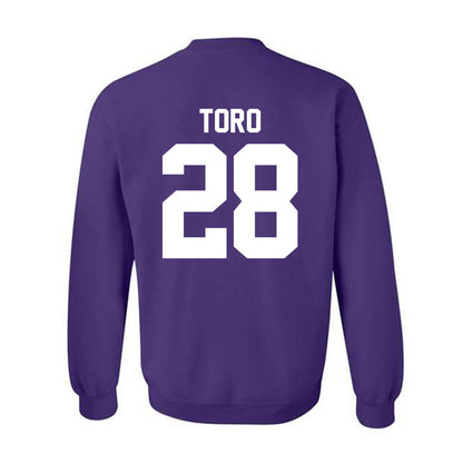Northwestern - NCAA Men's Soccer : Luca Toro - Classic Shersey Crewneck Sweatshirt-1
