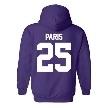 Northwestern - NCAA Women's Volleyball : Campbell Paris - Classic Shersey Hooded Sweatshirt-1