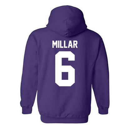 Northwestern - NCAA Men's Soccer : Andrew Millar - Classic Shersey Hooded Sweatshirt-1