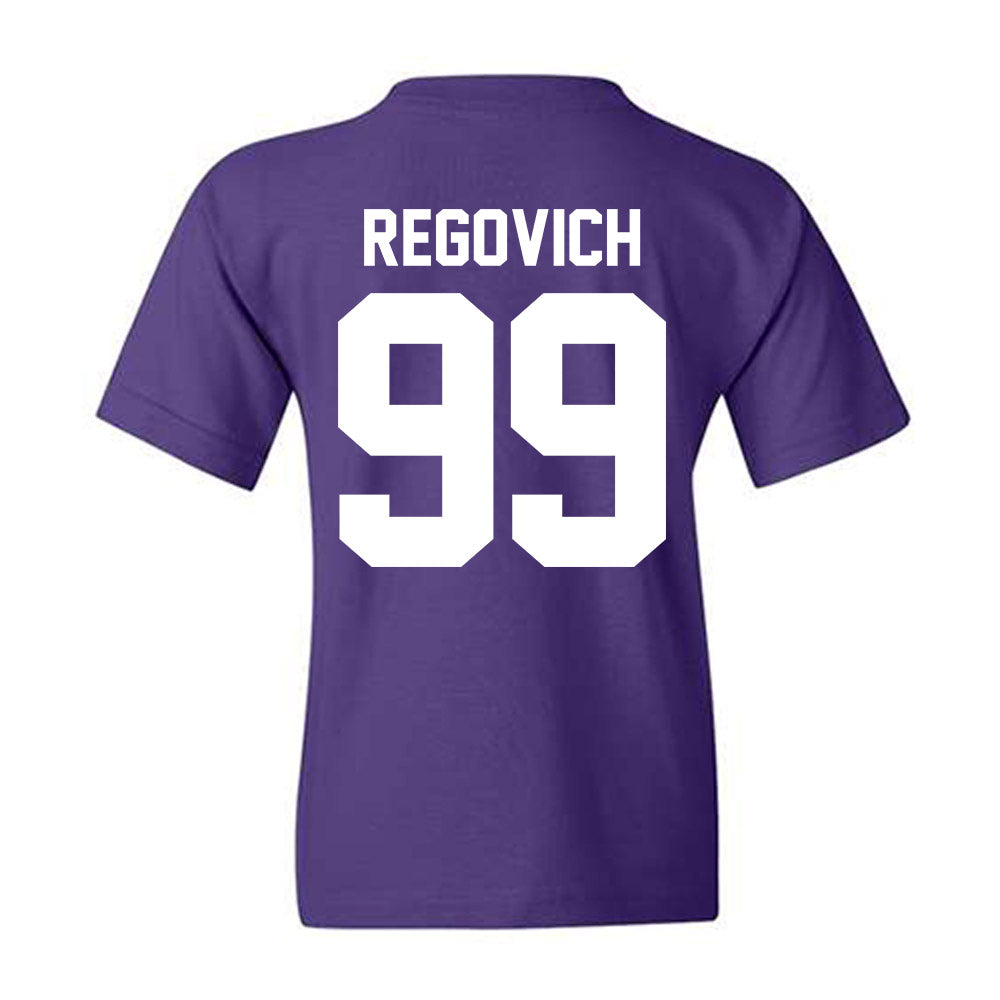 Northwestern - NCAA Football : Troy Regovich - Classic Shersey Youth T-Shirt-1