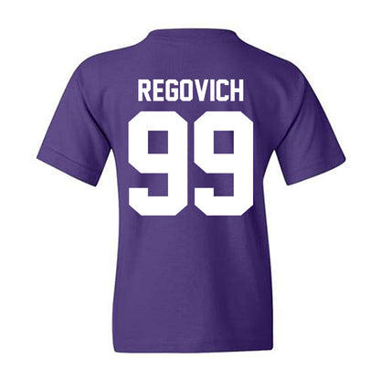 Northwestern - NCAA Football : Troy Regovich - Classic Shersey Youth T-Shirt-1