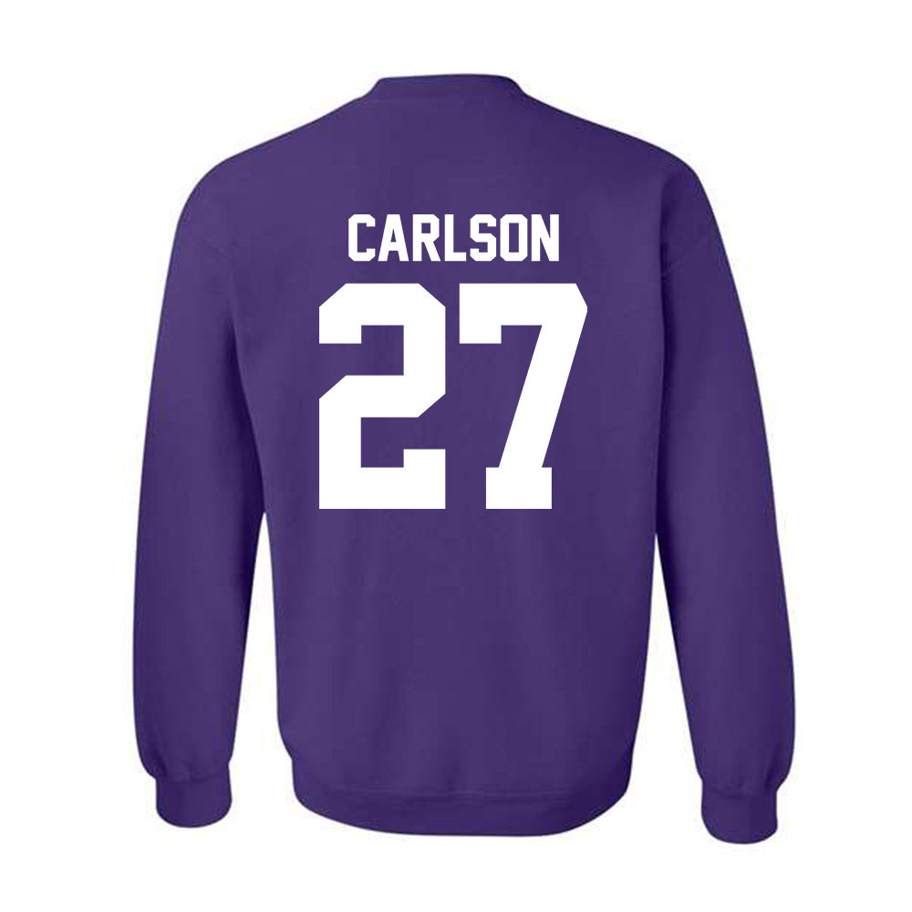 Northwestern - NCAA Baseball : Zach Carlson - Classic Shersey Crewneck Sweatshirt-1