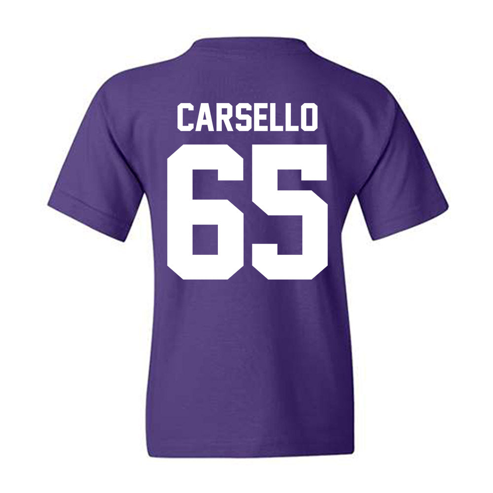 Northwestern - NCAA Football : Jackson Carsello - Classic Shersey Youth T-Shirt-1