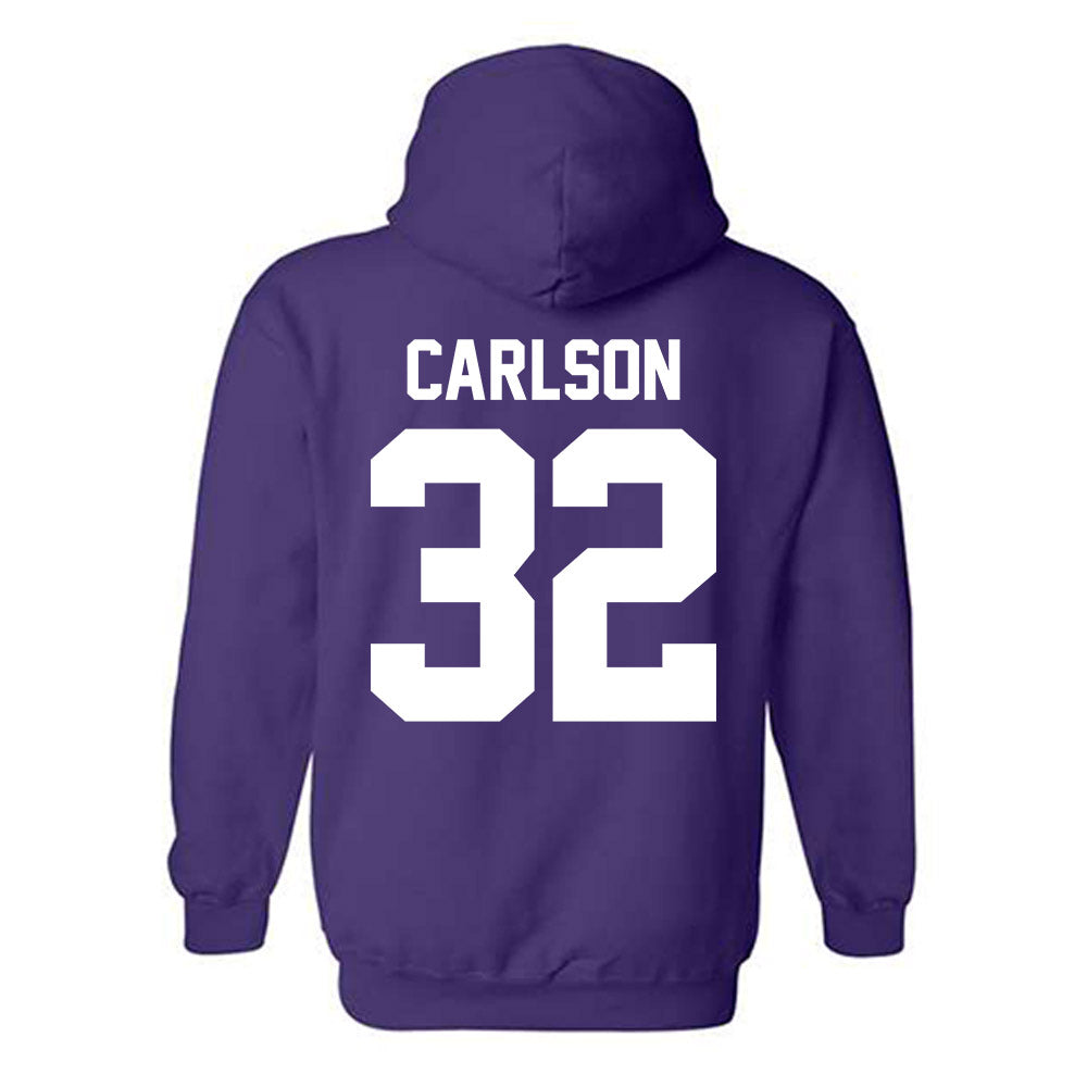 Northwestern - NCAA Women's Lacrosse : Liz Carlson - Classic Shersey Hooded Sweatshirt-1