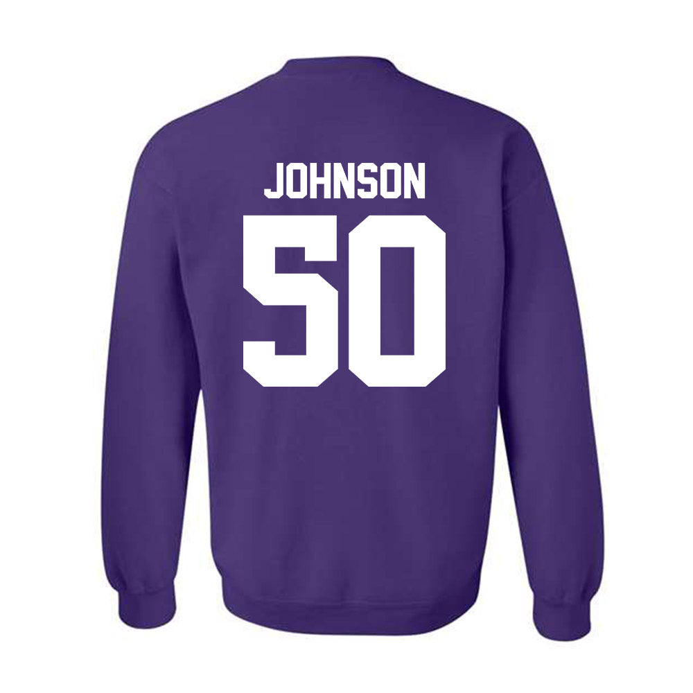 Northwestern - NCAA Football : Qayvier Johnson - Classic Shersey Crewneck Sweatshirt-1