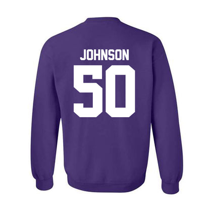 Northwestern - NCAA Football : Qayvier Johnson - Classic Shersey Crewneck Sweatshirt-1