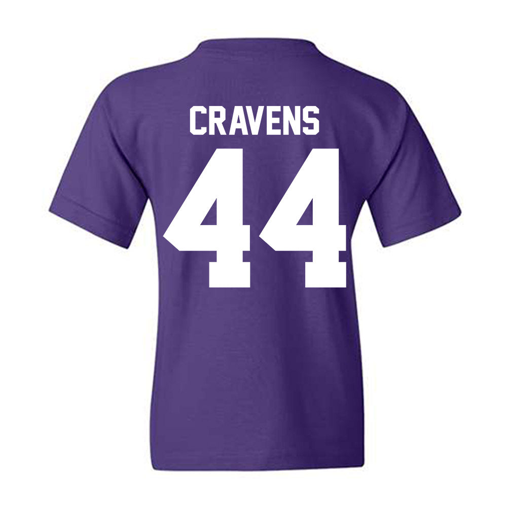 Northwestern - NCAA Baseball : Colton Cravens - Classic Shersey Youth T-Shirt-1